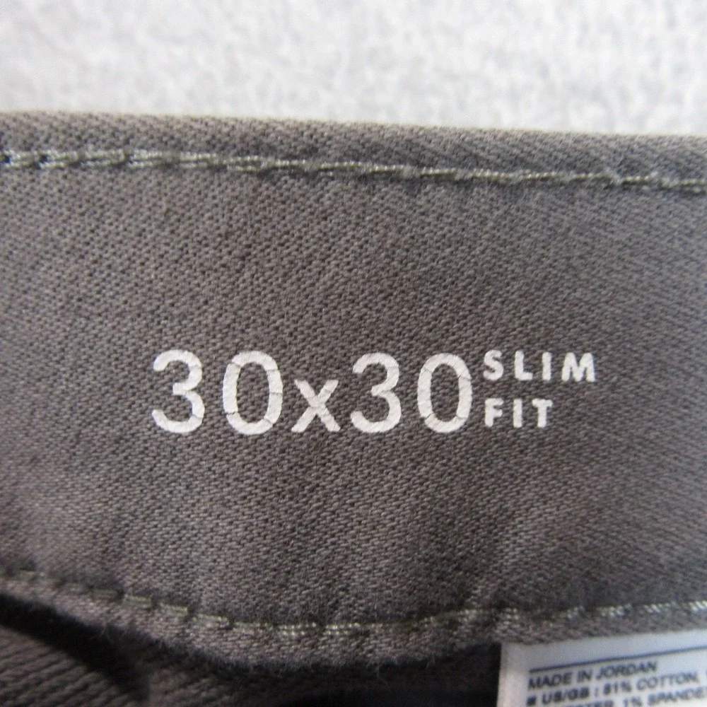 Banana Republic Mens‎ Jeans Traveler 30 x 30 Slim Fit Gray Stretch Cotton